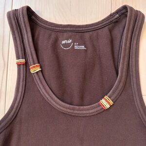 Aerie Bead Embroidered Tank Top
